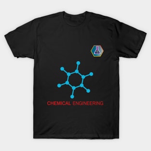 Chemical engineering text and logo T-Shirt